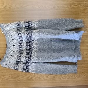 Gray women's sweater